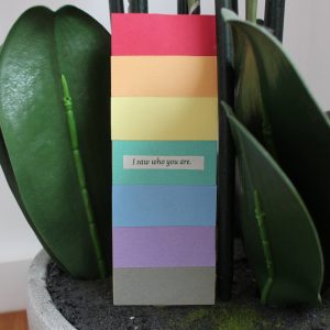 wp 16368713106637746200912258427940 300x300 - Visible and Proud ~ Pride Flag Bookmark 🏳️‍🌈